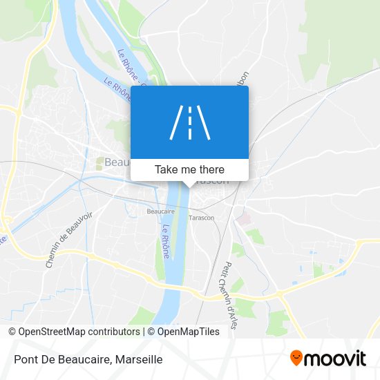 Pont De Beaucaire map