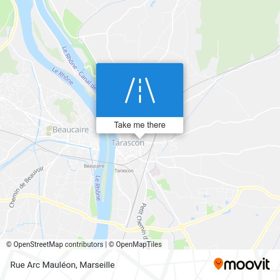 Rue Arc Mauléon map