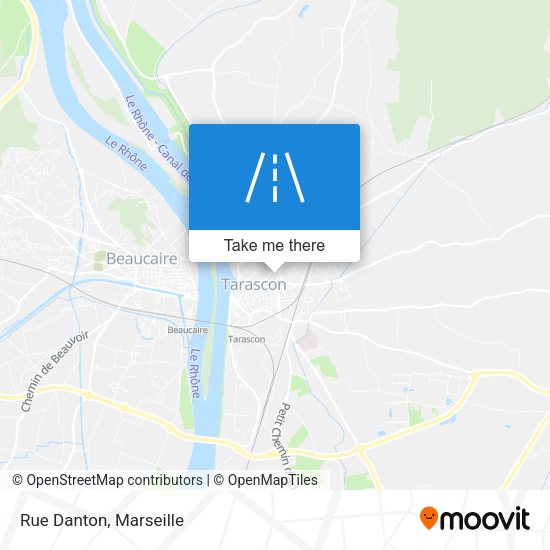 Rue Danton map