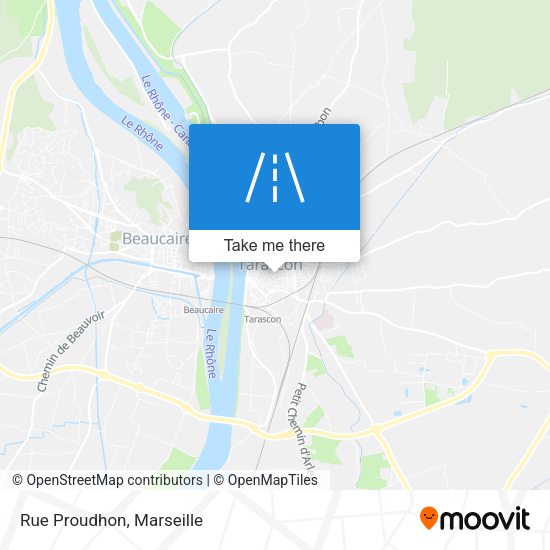 Rue Proudhon map