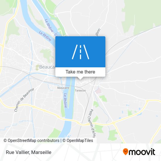 Rue Vallier map