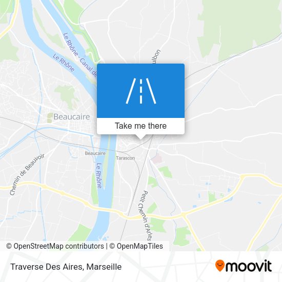 Traverse Des Aires map