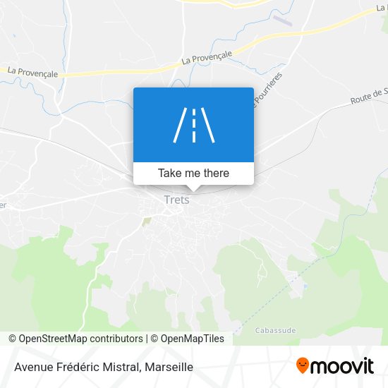 Avenue Frédéric Mistral map
