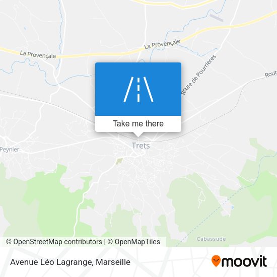 Avenue Léo Lagrange map