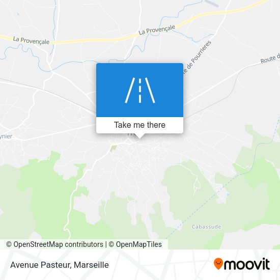 Avenue Pasteur map