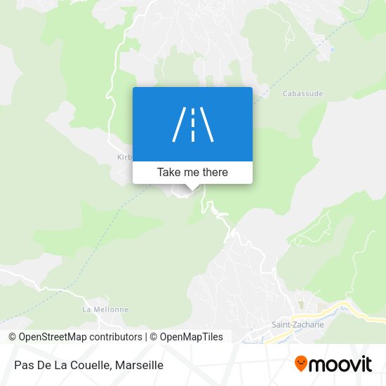 Pas De La Couelle map