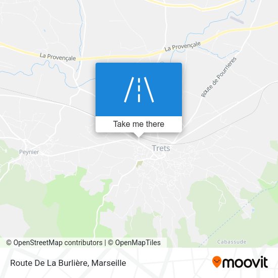 Route De La Burlière map