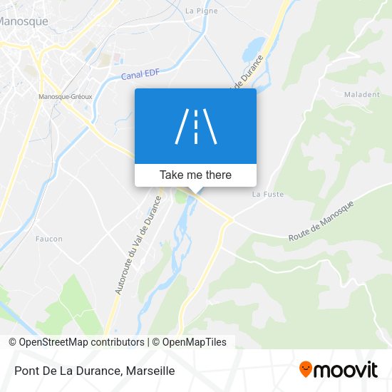 Pont De La Durance map