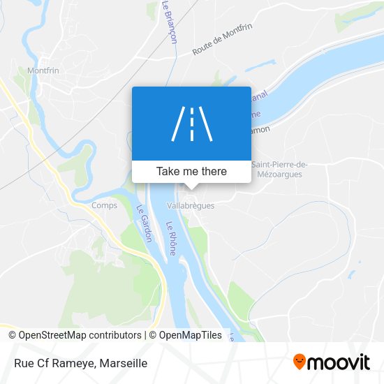 Rue Cf Rameye map