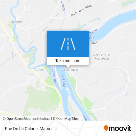Rue De La Calade map