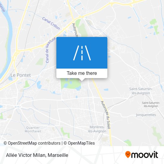 Allée Victor Milan map