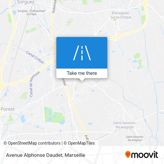 Avenue Alphonse Daudet map