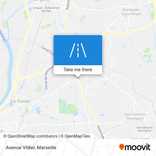 Avenue Vidier map