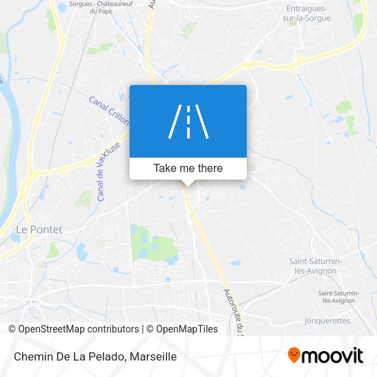 Chemin De La Pelado map