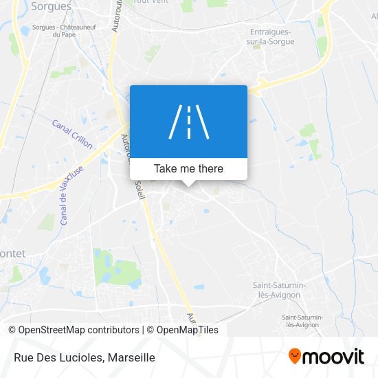 Rue Des Lucioles map