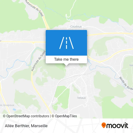 Allée Berthier map