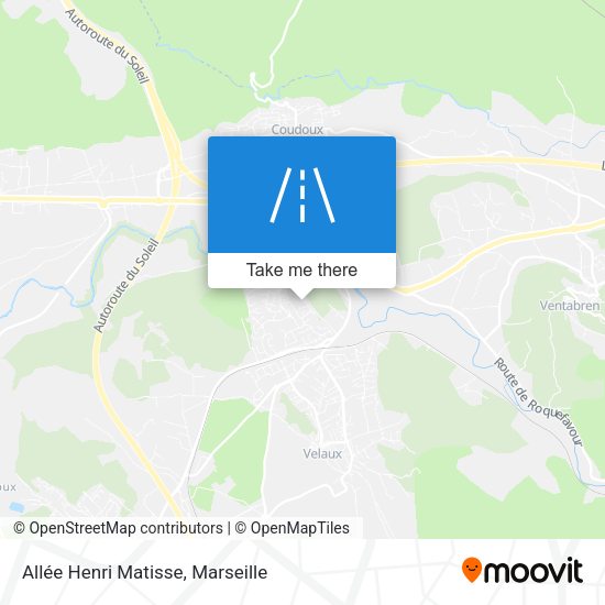 Allée Henri Matisse map