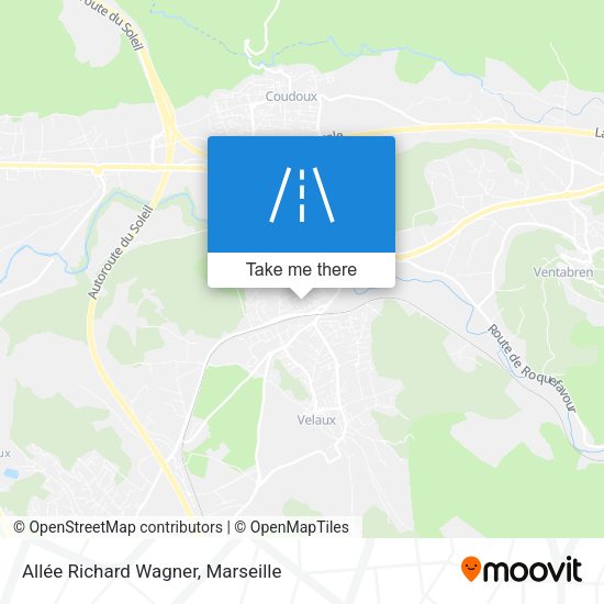 Allée Richard Wagner map