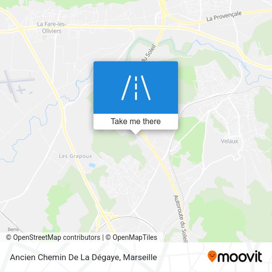 Ancien Chemin De La Dégaye map
