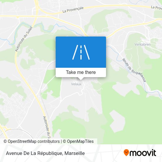 Avenue De La République map