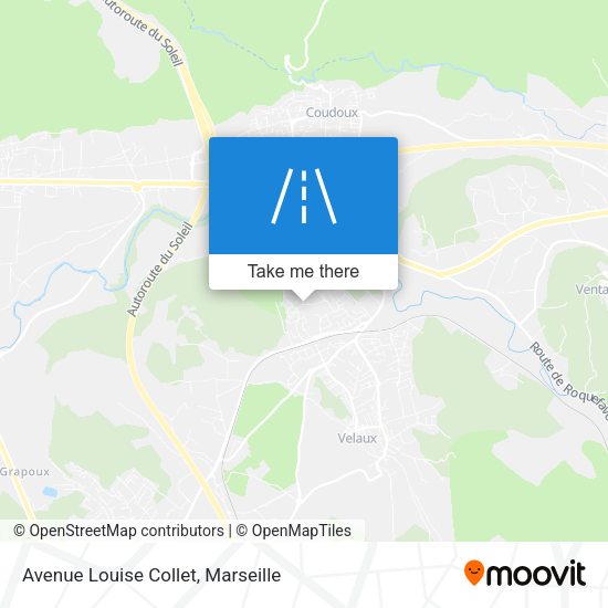 Avenue Louise Collet map