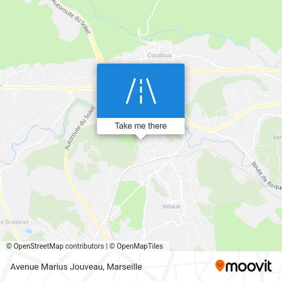 Avenue Marius Jouveau map