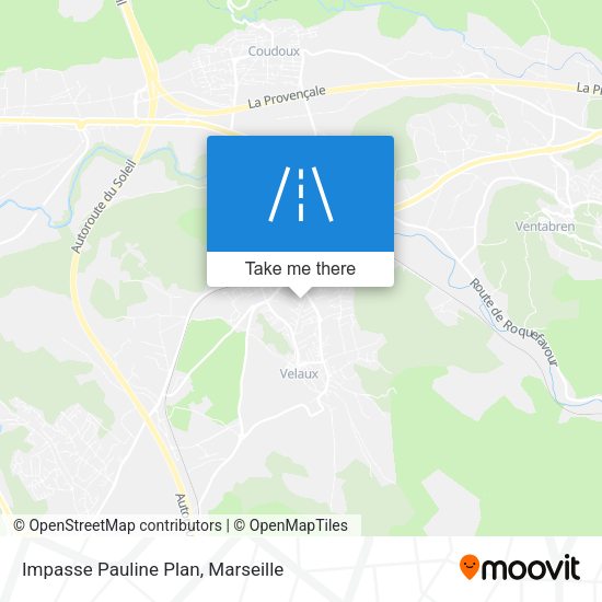 Impasse Pauline Plan map