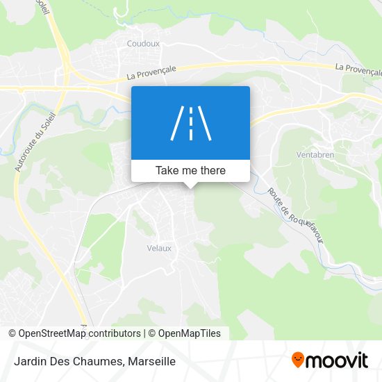 Jardin Des Chaumes map