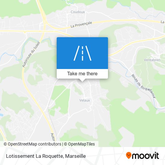 Lotissement La Roquette map