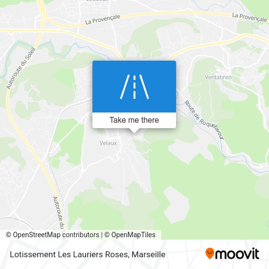 Lotissement Les Lauriers Roses map