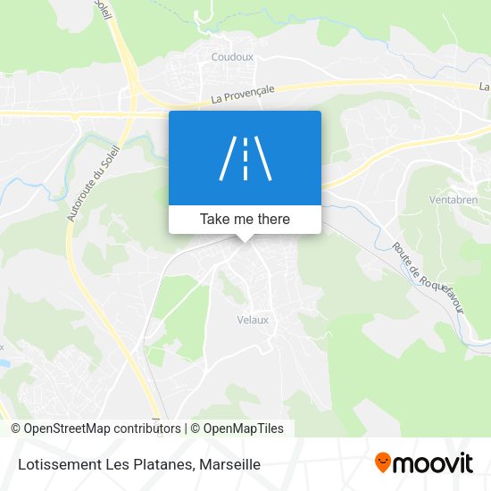Lotissement Les Platanes map