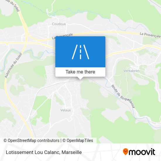 Lotissement Lou Calanc map
