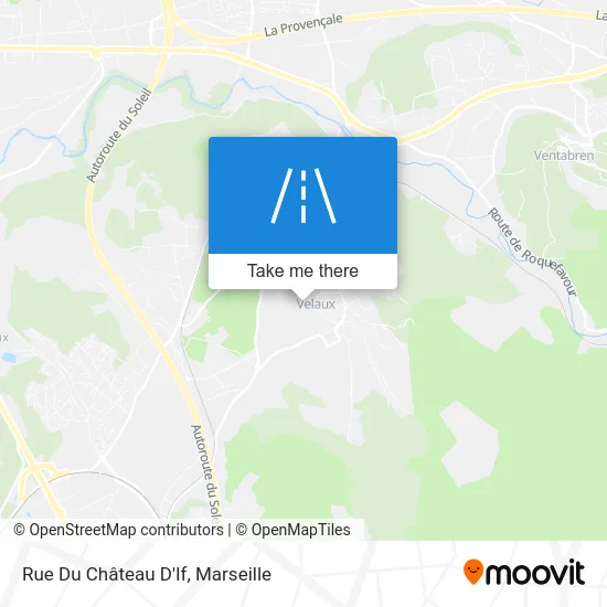 Rue Du Château D'If map