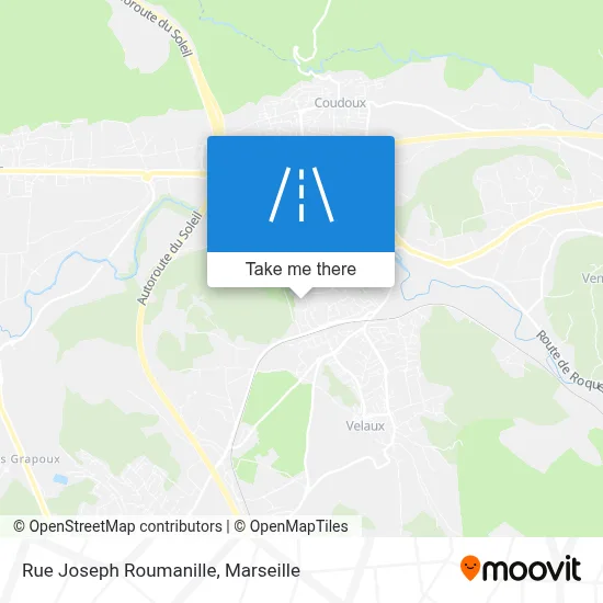 Rue Joseph Roumanille map