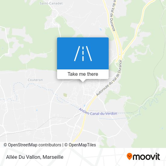 Allée Du Vallon map