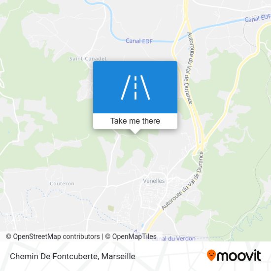 Chemin De Fontcuberte map