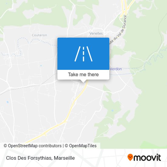 Clos Des Forsythias map