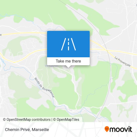 Chemin Privé map