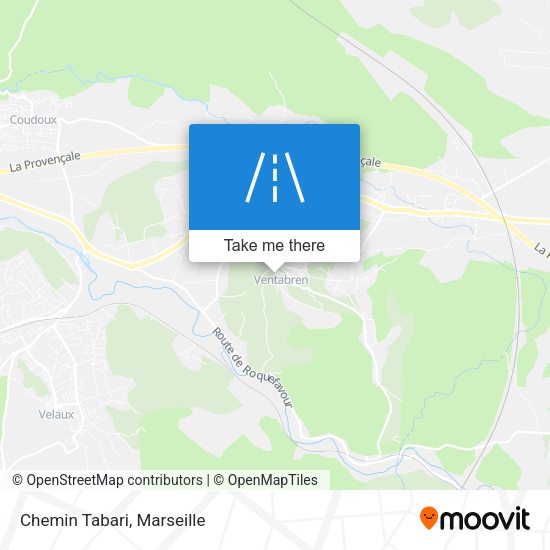 Chemin Tabari map