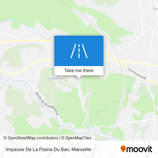 Impasse De La Plaine Du Ban map