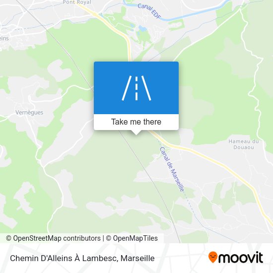 Chemin D'Alleins À Lambesc map