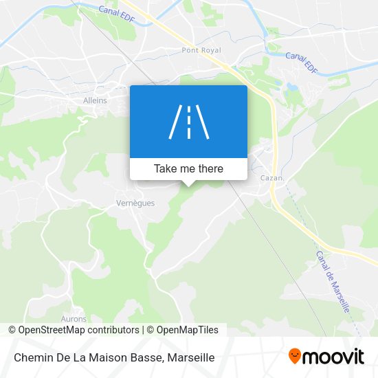 Chemin De La Maison Basse map