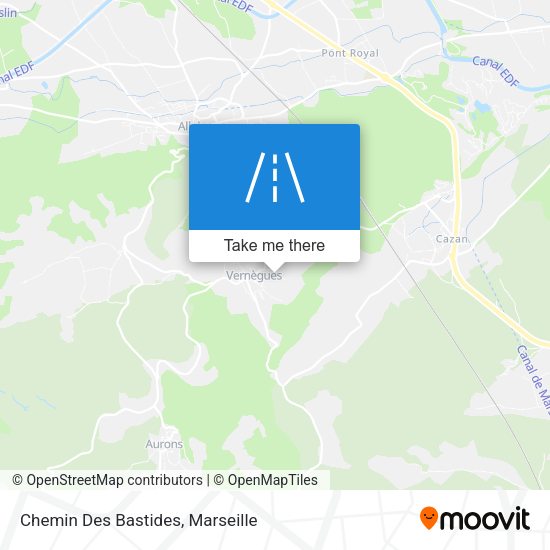 Chemin Des Bastides map