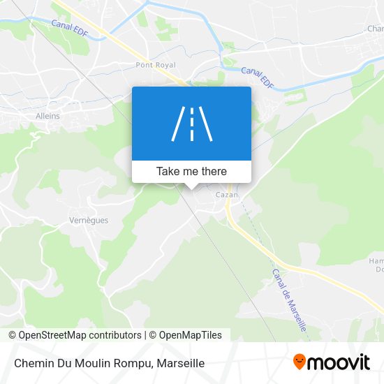 Chemin Du Moulin Rompu map
