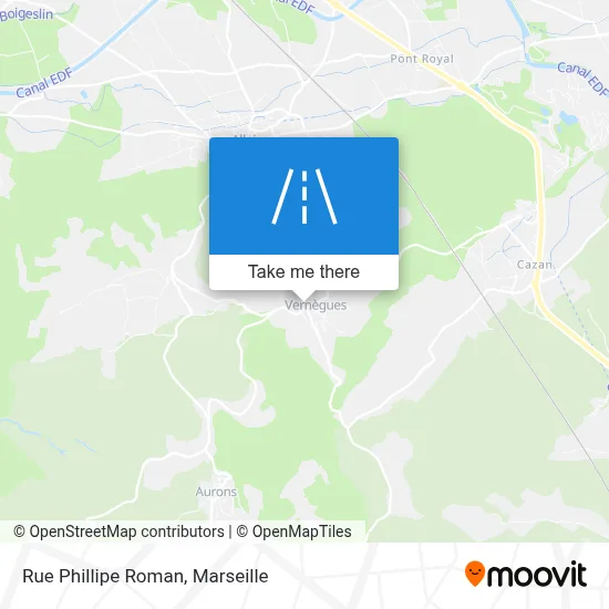 Rue Phillipe Roman map