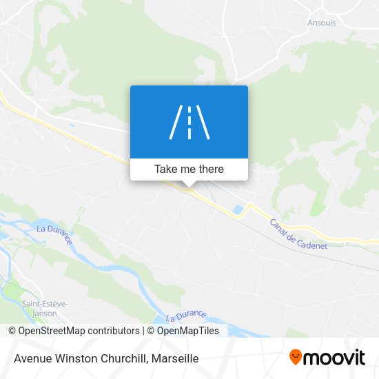 Avenue Winston Churchill map