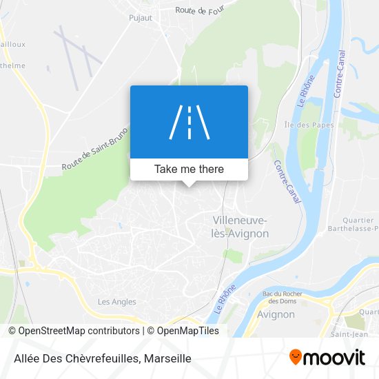 Allée Des Chèvrefeuilles map