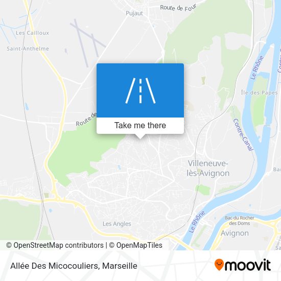 Allée Des Micocouliers map