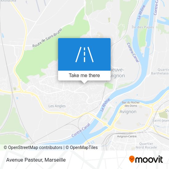 Avenue Pasteur map