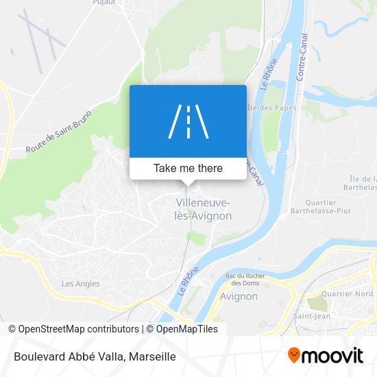 Boulevard Abbé Valla map